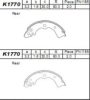 NISSA 440604B025 Brake Shoe Set